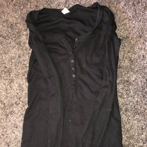 Black long sleeve shirt